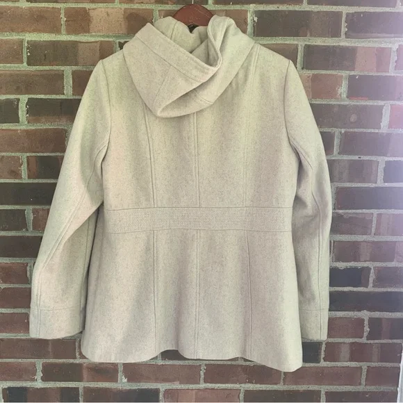 Avanti Wool Blend Hooded Zip Up Jacket Coat Women’s Large Regular - Picture 7 of 11